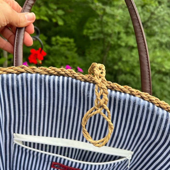 San Diego Hat Co. Woven Seagrass Straw Bag - Picture 7 of 12